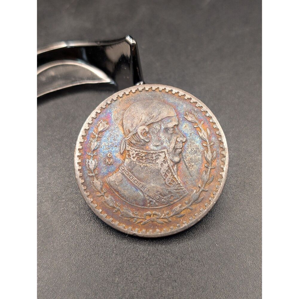 1962 Mexico Un Peso • Mexico City Mint Mo • Silver‑Tone Vintage Coin